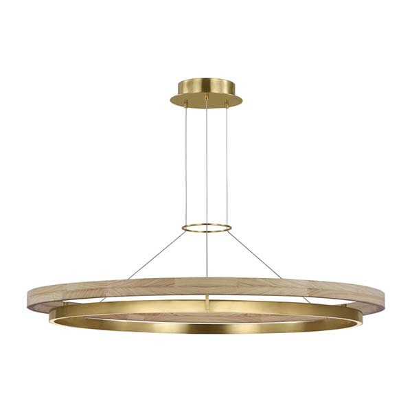 【TECH LIGHTING】アメリカ・モダン照明 ペンダントライト　「Grace 48 Chandelier」LED照明 ゴールド／ブラウン（Φ1220×H97mm）