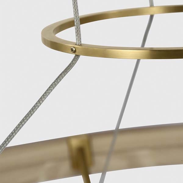 【TECH LIGHTING】アメリカ・モダン照明 ペンダントライト　「Grace 48 Chandelier」LED照明 ゴールド／ブラウン（Φ1220×H97mm）