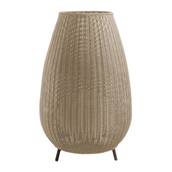【Bover】 スペイン・アウトドア インテリア照明「Amphora 03」Light Beige (Φ890×H1370mm)