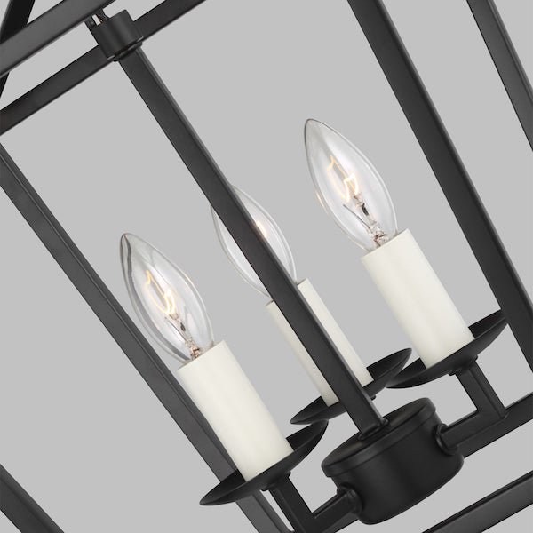 【GENERATION LIGHTING】アメリカ・Sea Gull Collectionペンダントライト「Dianna」3灯 ブラック (W248×D248×H356mm)