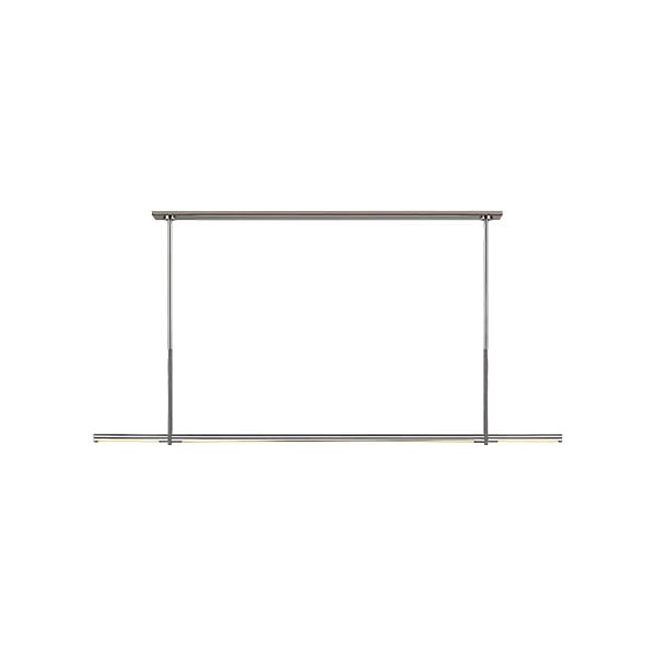 【Visual Comfort】アメリカ・デザイン照明 ペンダントライト「Axis Large Linear Pendant」LED・シルバー（W1499×H305mm）