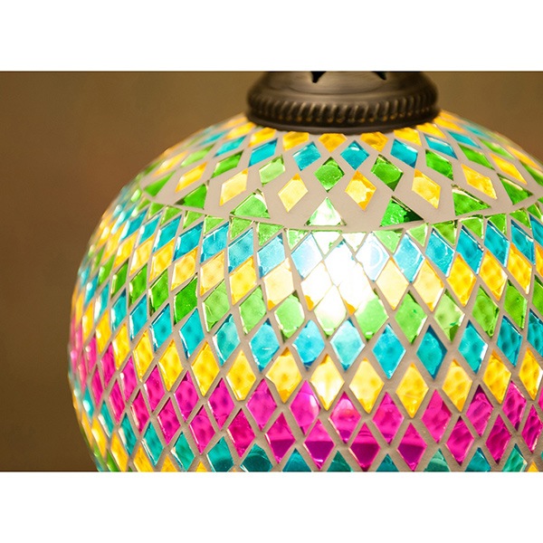 ジョルダン　モザイクペンダントランプ(L)　1灯（φ250×H200mm）