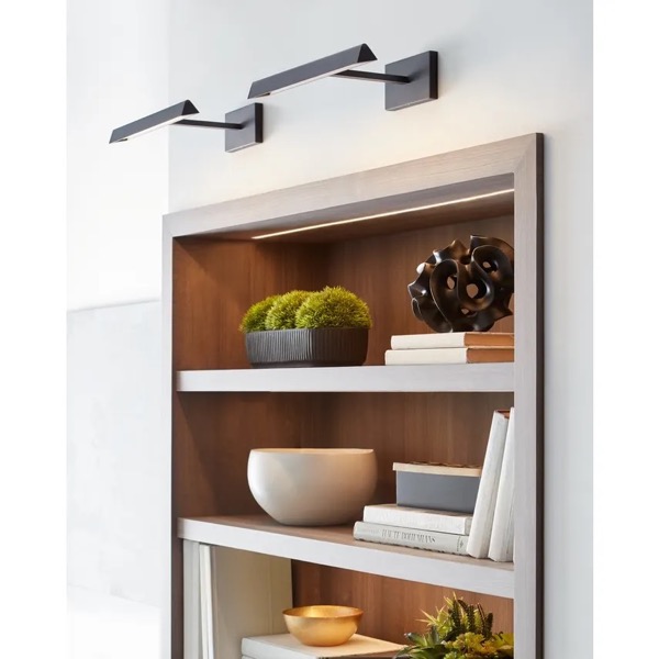 【TECH LIGHTING】アメリカ・ウォールライト「Dessau 12 Picture Light」ブラック(W326×D219×H77mm)