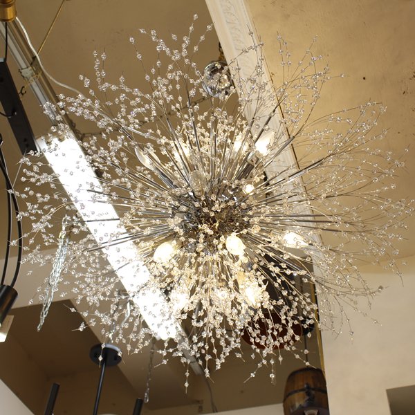 【LA LUCE】デザインシャンデリア16灯（W1000×H600mm）