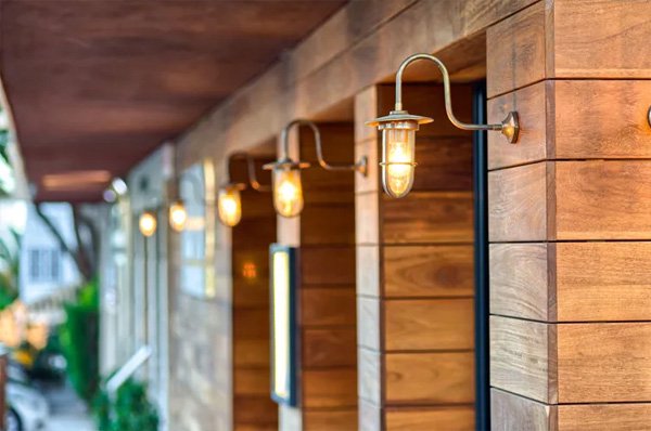 【Mullan】アイルランド「FABO」アウトドアウォールライト1灯（W160×D370×H350mm）