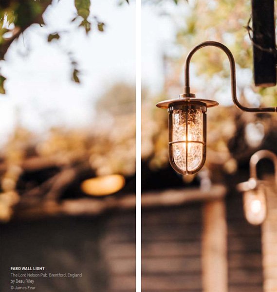 【Mullan】アイルランド「FABO」アウトドアウォールライト1灯（W160×D370×H350mm）