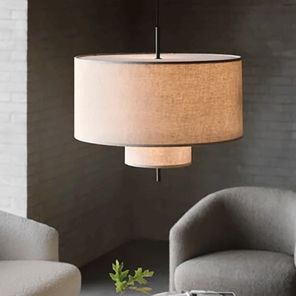 北欧デザイン照明「Margin pendant」ペンダントライト ベージュ（Φ880×H570mm）