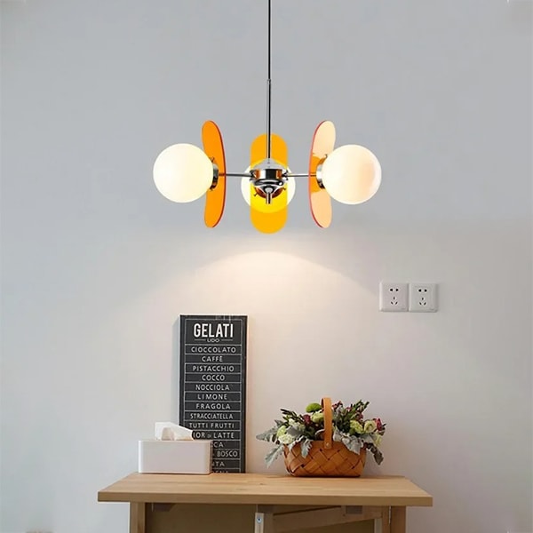 デザイン照明 LEDペンダントライト オレンジ（3・5・6・8灯） | EL JEWEL