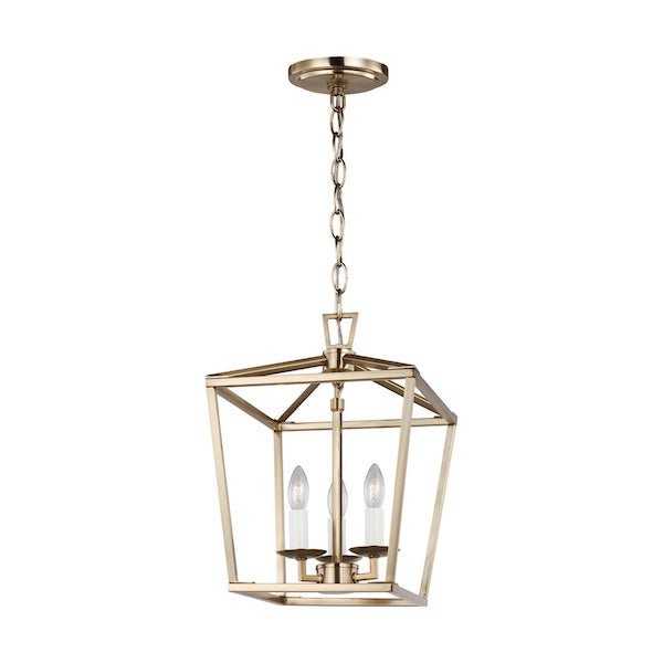 【GENERATION LIGHTING】アメリカ・Sea Gull Collectionペンダントライト「Dianna」3灯 ブラス (W248×D248×H356mm)