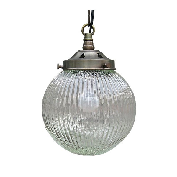 【入荷未定】【LAMPS】ガラスシェードペンダントランプ 1灯(W150×H690mm)