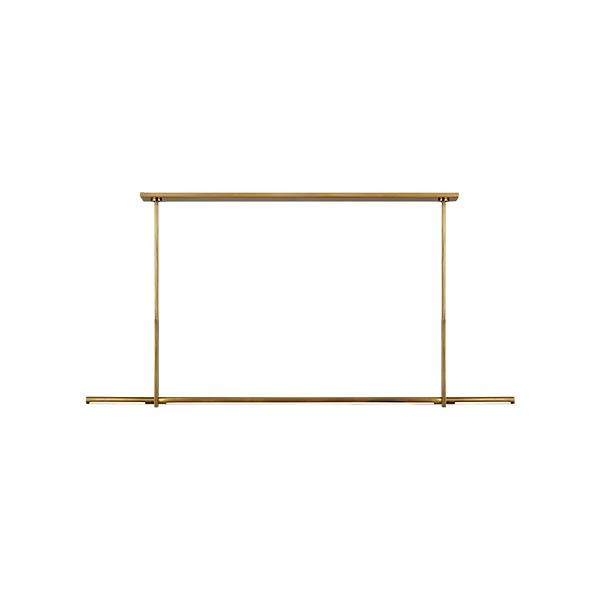 【Visual Comfort】アメリカ・デザイン照明 ペンダントライト「Axis Large Linear Pendant」LED・ゴールド（W1499×H305mm）