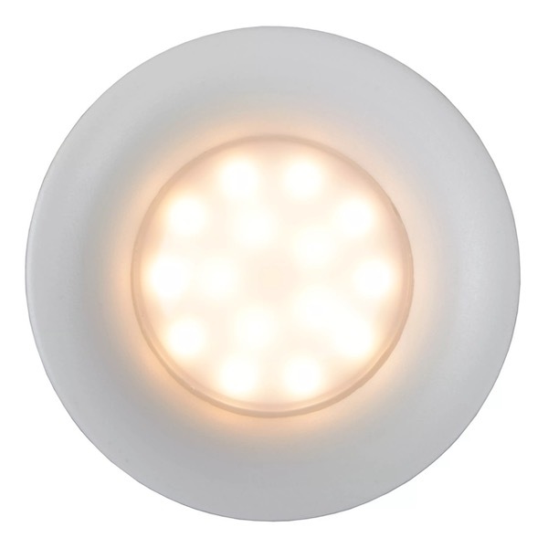 【LUCIDE】ベルギー バスルームシーリングスポットライト「ZIVA」White 1灯（φ84×H42mm）