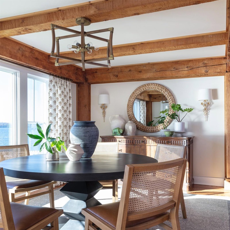 【CURREY】アメリカ・ペンダントライト 6灯「Bastian」ブラウン（φ685×H476mm）