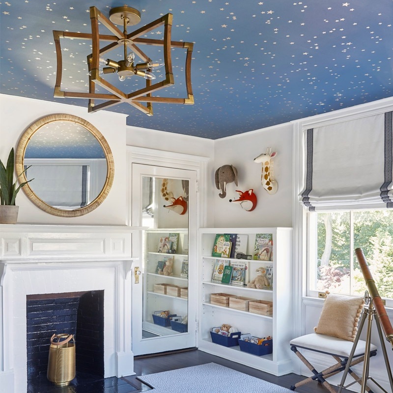 【CURREY】アメリカ・ペンダントライト 6灯「Bastian」ブラウン（φ685×H476mm）