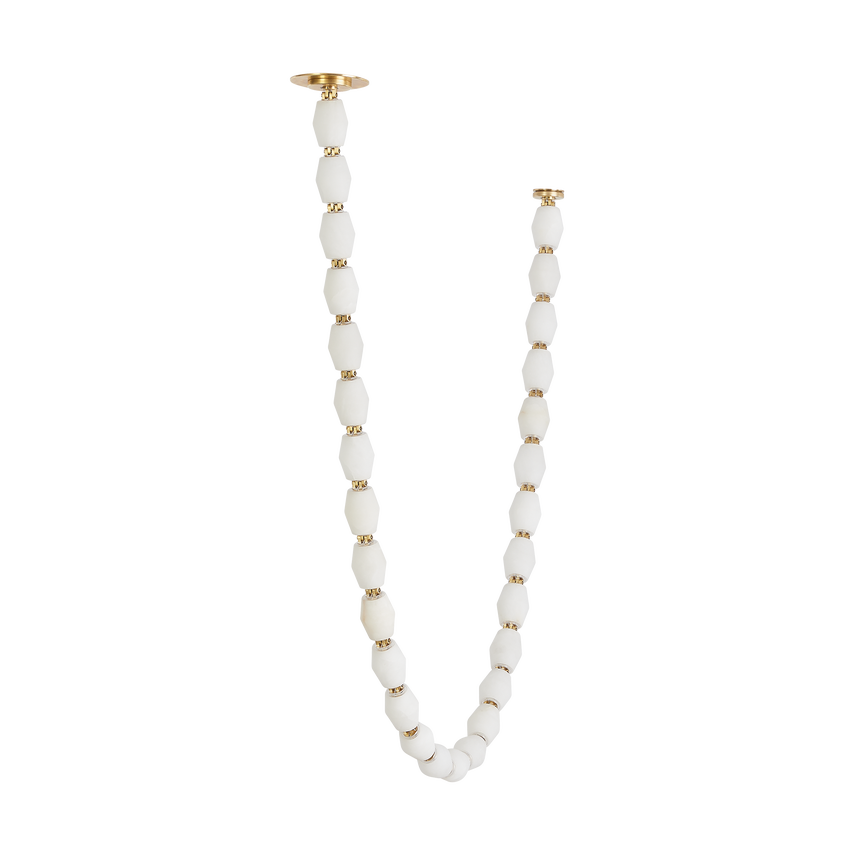 【TECH LIGHTING】アメリカ・モダン照明 ペンダントライト「Collier Alabaster 84 Chandelier」LED照明 ゴールド（W50.8×H2362.2mm）