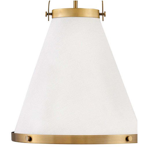 【HINKLEY】ペンダントシーリングライト「Lark」1灯(L406×W406×H451-1289mm)