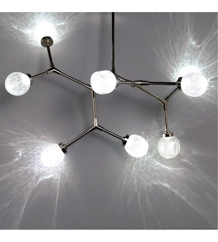 【Modern Forms】アメリカ・デザイン照明「Catalyst」LED  ポリッシュニッケル（W710×D760×H480mm）