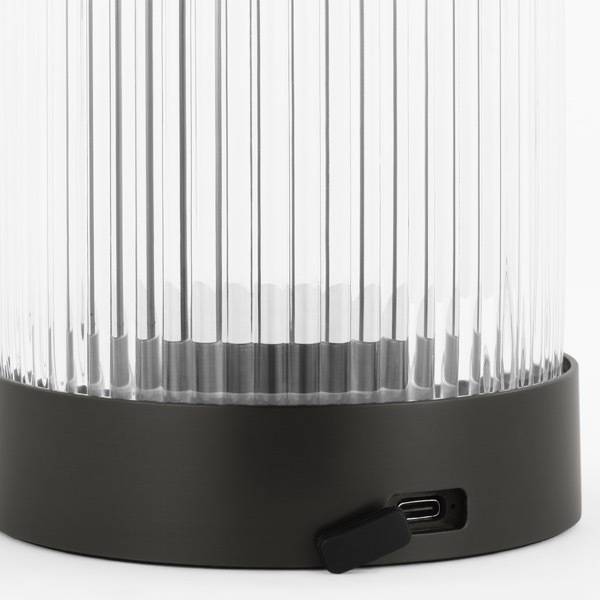 【TECH LIGHTING】アメリカ・テーブルライト「Tawa Accent Rechargeable Table Lamp」ブロンズ(W115×D115×H280mm)