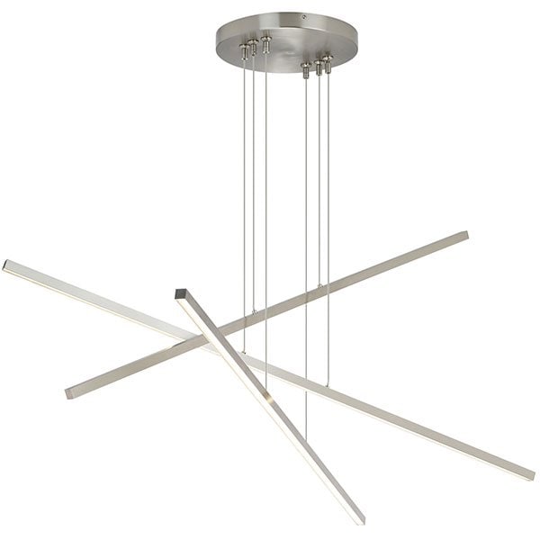 【TECH LIGHTING】アメリカ・ライナーペンダントライト「ESSENCE TRIO」3灯Satin Nickel(W1270×L450×H460mm)
