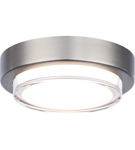 【Modern Forms】アメリカ・デザイン照明シーリングライト「Kind」 LED ブラッシュドニッケル(Φ203×H50mm)