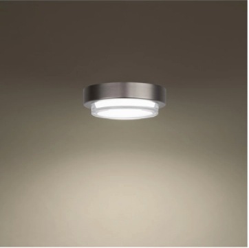 【Modern Forms】アメリカ・デザイン照明シーリングライト「Kind」 LED ブラッシュドニッケル(Φ203×H50mm)