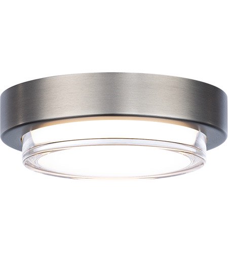 【Modern Forms】アメリカ・デザイン照明シーリングライト「Kind」 LED ブラッシュドニッケル(Φ203×H50mm)
