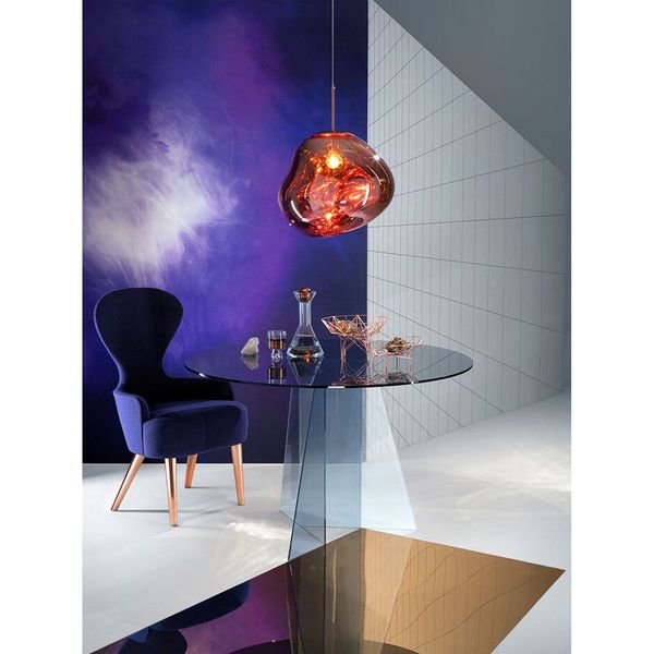 【MARETTI】オランダ・ペンダントライト「MELT」1灯  COPPER（W500×H500mm）