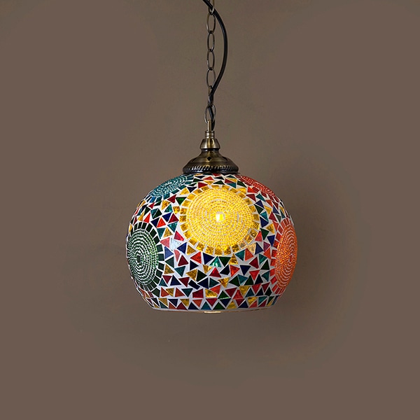 ジョルダン モザイクペンダントランプ(L) 1灯（φ240×H1100mm） | EL JEWEL