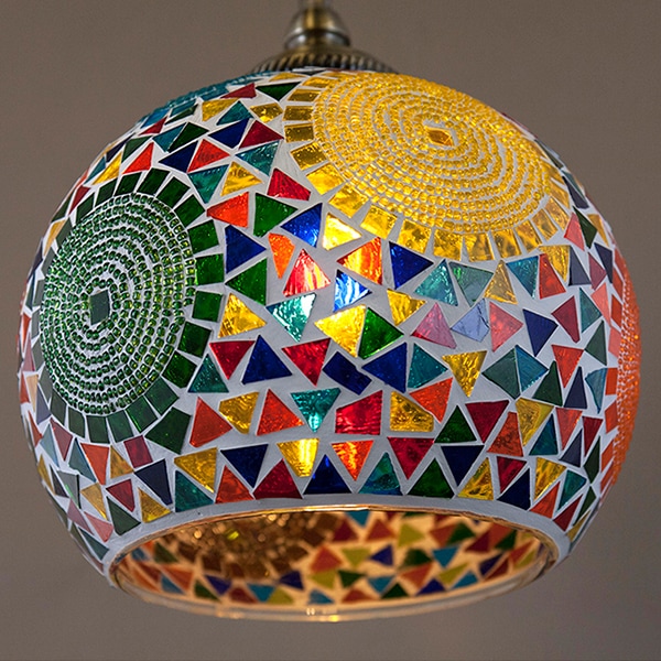 ジョルダン モザイクペンダントランプ(L) 1灯（φ240×H1100mm） | EL JEWEL