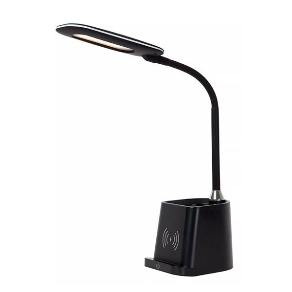 【LUCIDE】ベルギー デザイン照明 テーブルライト「PENNY」Black(W128×H340×D95mm)