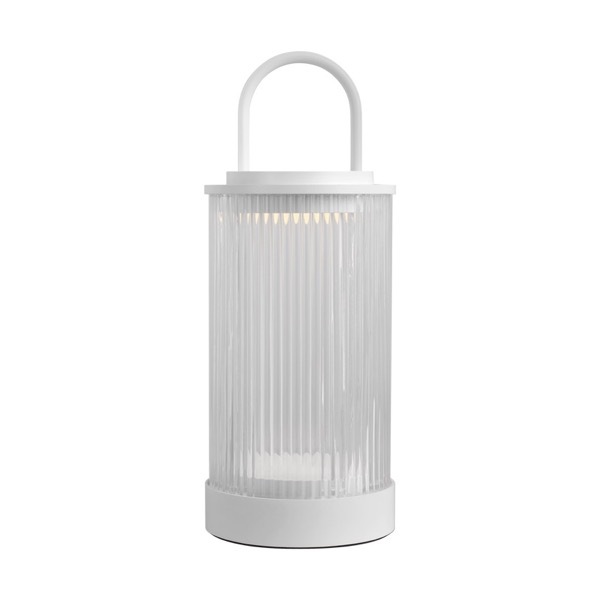 【TECH LIGHTING】アメリカ・テーブルライト「Tawa Accent Rechargeable Table Lamp」ホワイト（W115×D115×H280mm）