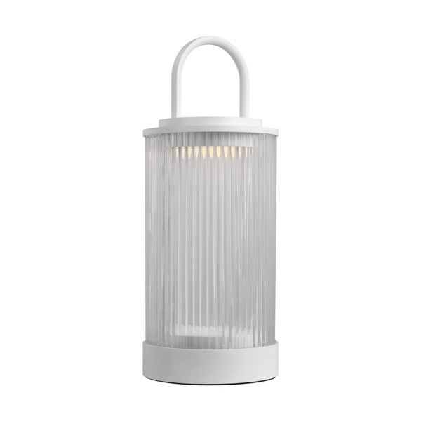 【TECH LIGHTING】アメリカ・テーブルライト「Tawa Accent Rechargeable Table Lamp」ホワイト（W115×D115×H280mm）