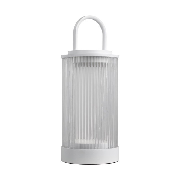 【TECH LIGHTING】アメリカ・テーブルライト「Tawa Accent Rechargeable Table Lamp」ホワイト（W115×D115×H280mm）