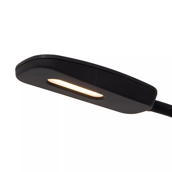 【LUCIDE】ベルギー デザイン照明 テーブルライト「TESSA」Black（W150×H450×D110mm）