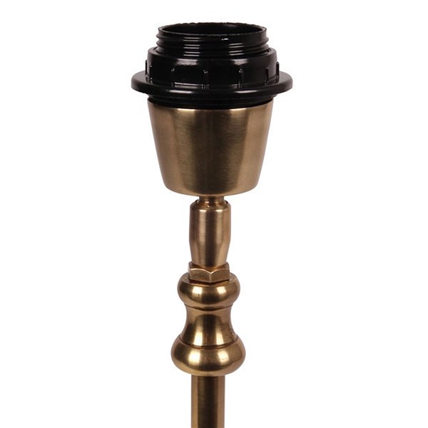 【1台在庫限り】【Dutch Style】オランダ-アンティーク調テーブルランプ ブラウン（φ300×H450mm）