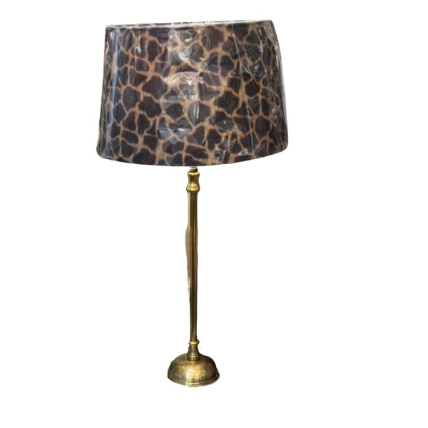 【1台在庫限り】【Dutch Style】オランダ-アンティーク調テーブルランプ ブラウン（φ300×H450mm）