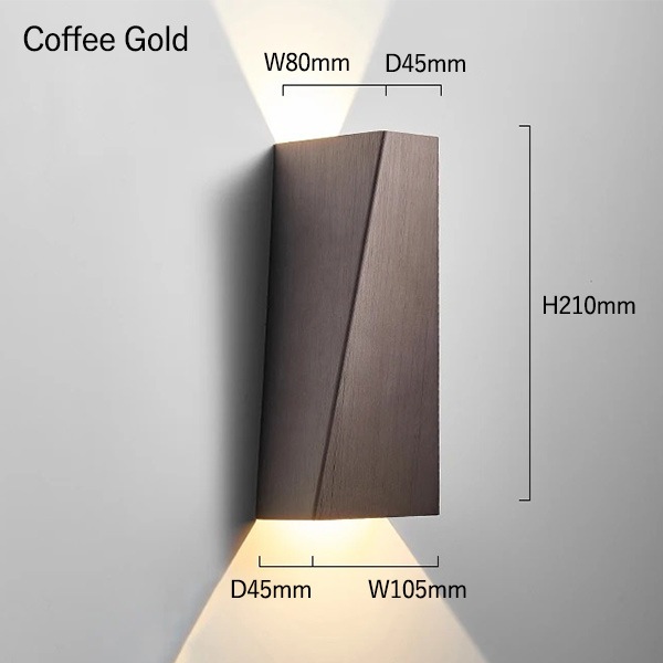 【リーズナブル】デザイン照明　モダンウォールライト　全5色（W105×D45×H210mm） ウォールライト・ブラケットライト