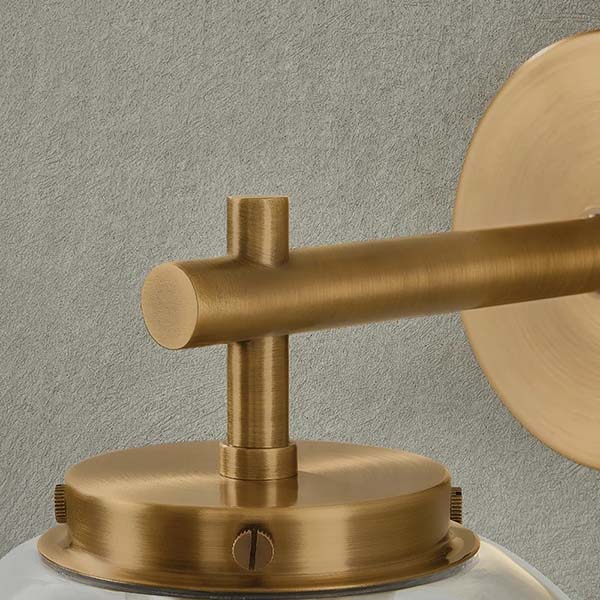 【TROY】アメリカ・デザイン照明 ウォールライト「Marco」1灯 PATINA BRASS（W242×D267×H356mm）