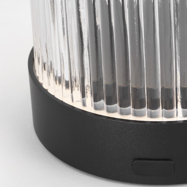 【TECH LIGHTING】アメリカ・テーブルライト「Tawa Accent Rechargeable Table Lamp」ブラック（W115×D115×H280mm）