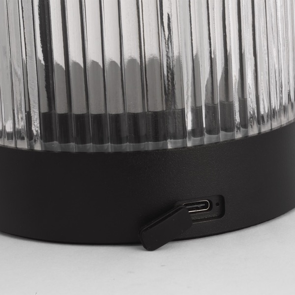 【TECH LIGHTING】アメリカ・テーブルライト「Tawa Accent Rechargeable Table Lamp」ブラック（W115×D115×H280mm）