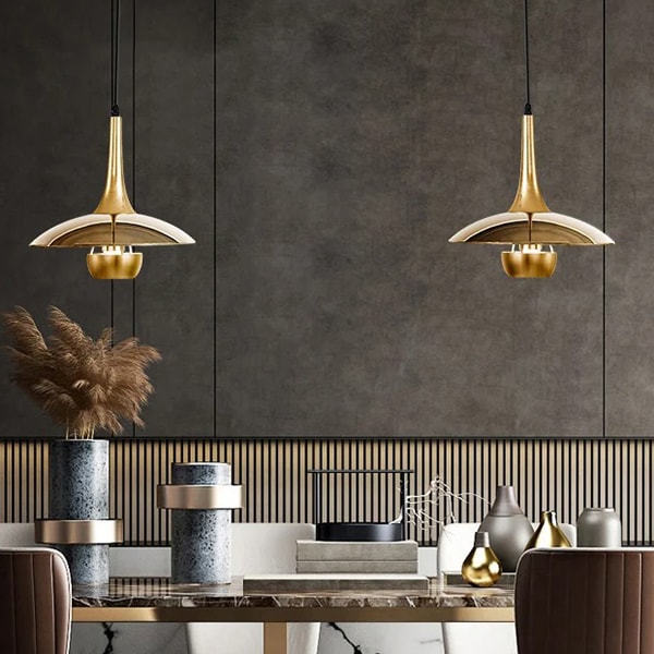 リーズナブル】デザイン照明 ペンダントライト ゴールド／シルバー