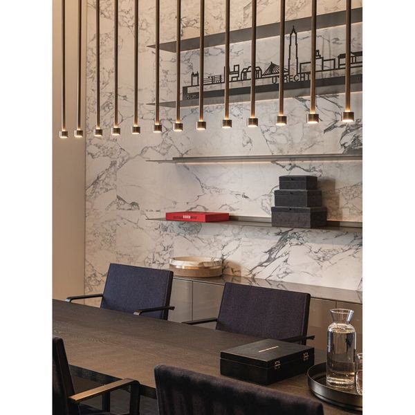 【MARETTI】オランダ・ペンダントライト「BO」15灯  BRONZE（W2000×H1200mm）