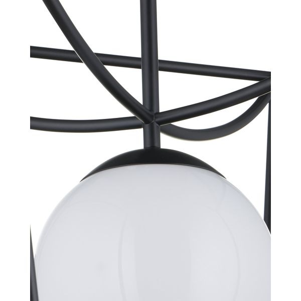 【CURREY】アメリカ・デザインペンダントライト「Rochefort」1灯 ブラック (W356×H610-1721mm)