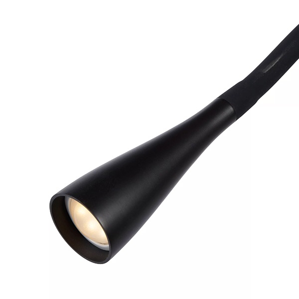 【LUCIDE】ベルギー デザイン照明 テーブルライト「ZOZY」Black（φ112×H485mm）