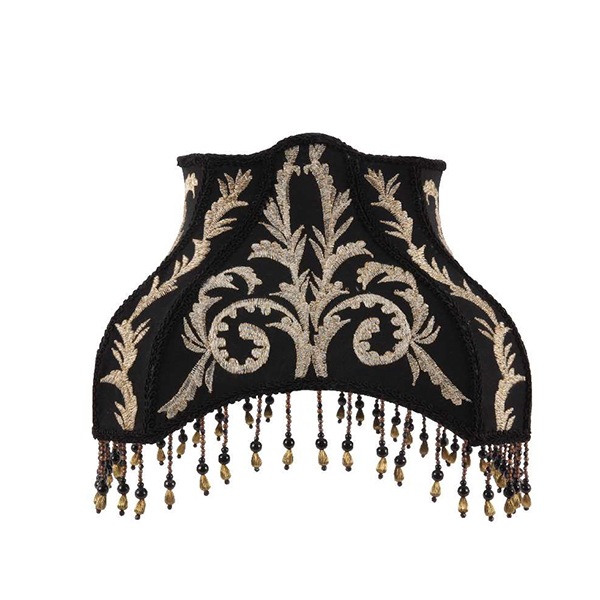 【2台在庫限り】【Dutch Style】オランダ-アンティーク調テーブルランプ ブラック(φ300×H510mm)