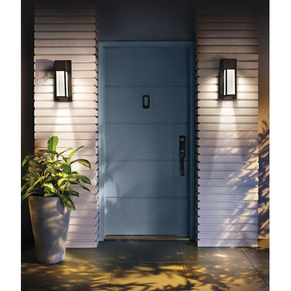 【KICHLER】アメリカ・LEDアウトドアウォールライト「Sorel」1灯(W170×D150×H410mm)