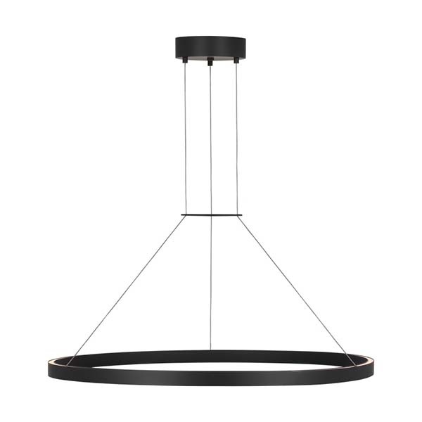 【TECH LIGHTING】アメリカ・モダン照明 ペンダントライト　「Fiama 30 Suspension」LED照明 ブラック（Φ762×H39mm）