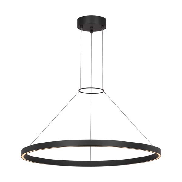 【TECH LIGHTING】アメリカ・モダン照明 ペンダントライト　「Fiama 30 Suspension」LED照明 ブラック（Φ762×H39mm）