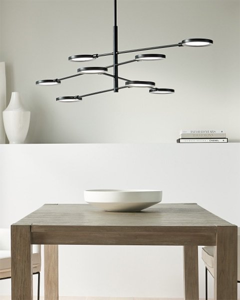 【TECH LIGHTING】アメリカ・ペンダントライト「SPECTICA」8灯Matte Black（W1340×L1070×H610mm）