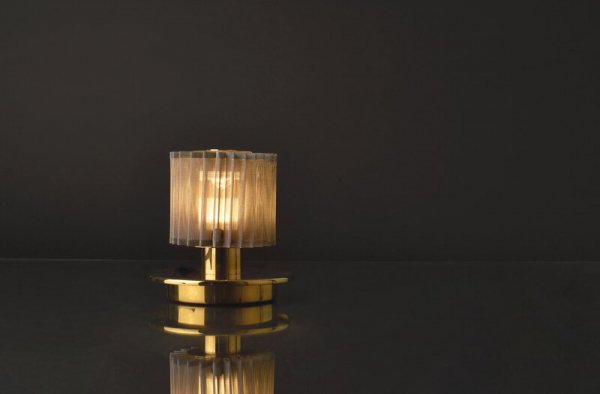 【DCW editions】「In The Sun table lamp, gold - silver」デザイン照明テーブルランプ ゴールド-シルバー(Φ130×H127mm)